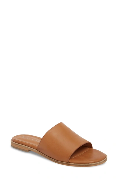 Alias Mae Therapy Slide Sandal In Light Tan Leather