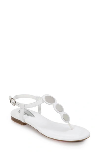 Foot Petals Ellie Sandal In White Leather