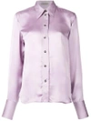 Bottega Veneta Classic Slim Fit Shirt - Pink & Purple