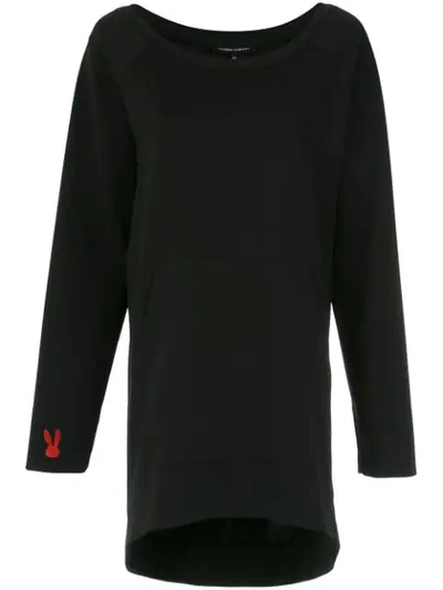 Gloria Coelho Long Sweatshirt In Black