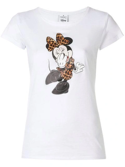 Marcelo Burlon County Of Milan Leopard Minnie T-shirt In White