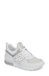 New Balance 574 Sport Sneaker In White