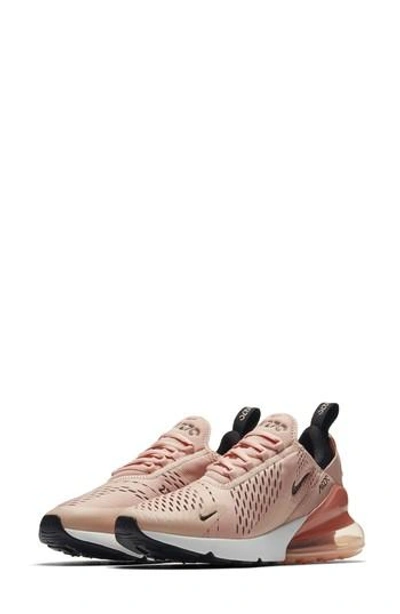 Nike Women's Air Max 270 Casual Shoes, Pink In Coral Stardust/ Black |  ModeSens