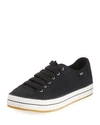 Ugg Claudi Knit Lace-up Sneakers In Black