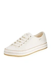 Ugg Claudi Knit Lace-up Sneakers In Natural