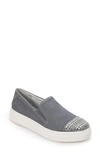 Foot Petals Finley Slip-on Sneaker In Denim Blue Suede