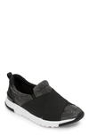 Foot Petals Slip-on Sneaker In Silver/ Black
