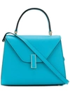 Valextra Mini Iside Tote In Blue