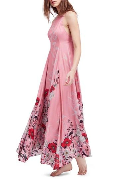 strapless open back dress Free People Lace Rocco Dress Dusty Rose Pink cut out Backless mini dre –  Queen City Reloved main image 1
