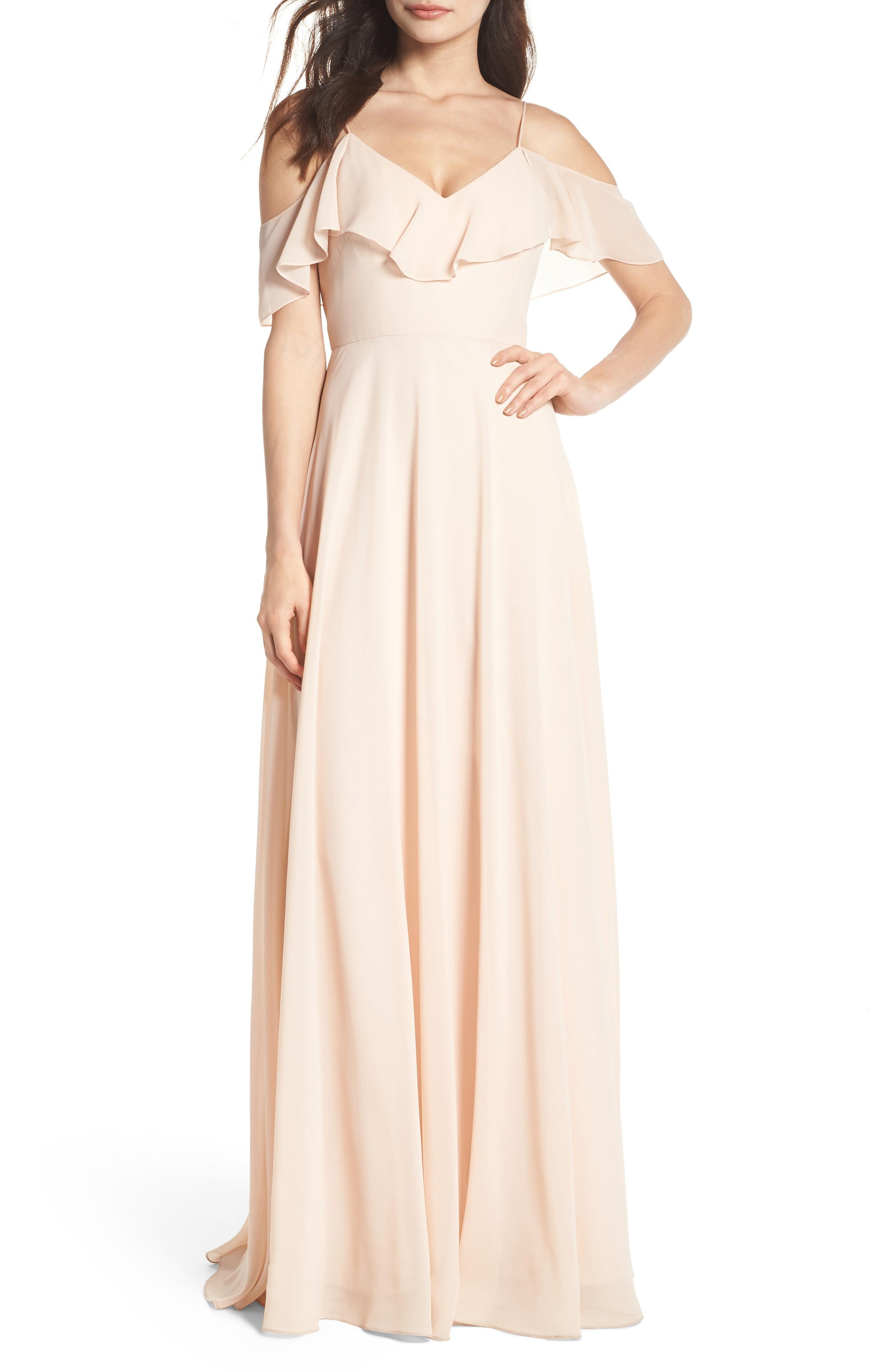 jenny yoo cold shoulder