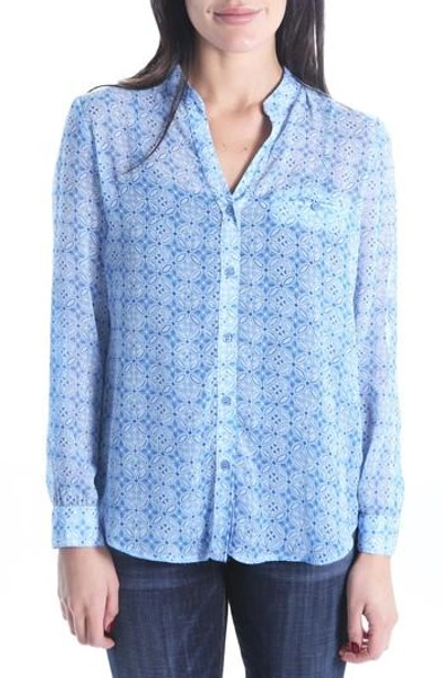 Kut From The Kloth Jasmine Top In Light Turquoise