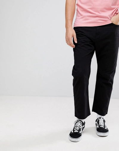 Carhartt Wip Toledo Pant In Regular Straight Fit In Black - Black | ModeSens