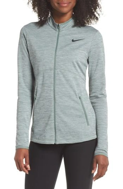 Nike Dry Golf Jacket In Clay Green/ Black