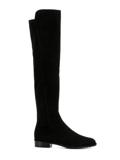 Stuart Weitzman Black Suede Boots