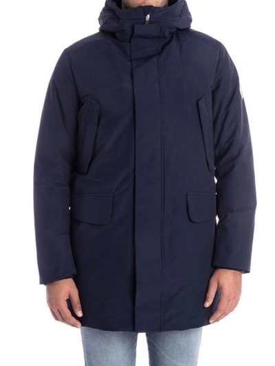 Save The Duck Coat In Navy Blue