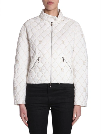 Moncler "cabriole" Down Jacket In White