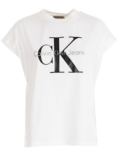 Calvin Klein Jeans Est.1978 Short Sleeve T-shirt In Bright White