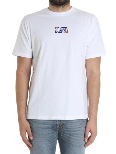 Diesel Cotton T-shirt In White