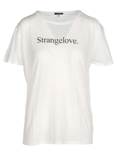 R13 Tshirt Stranger Love In White