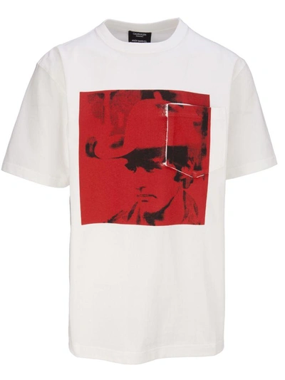 Calvin Klein 205w39nyc T-shirt In White Molten Lava
