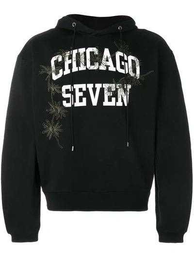 Oamc Chicago Seven Hoodie In Black (black)