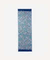 Liberty London Hera Long Silk Scarf In Blue