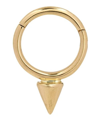 Maria Tash 1/4' Single Spike Rotating Earring In Yellow, Gold