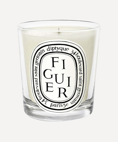 Diptyque Figuier Scented Candle, 190g In White