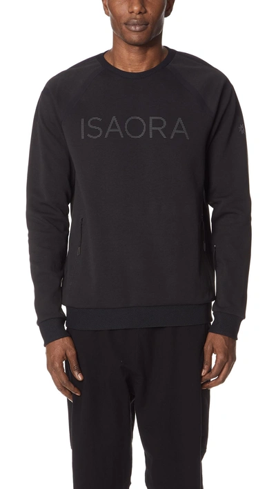 Isaora Taped Sweatshirt In Black