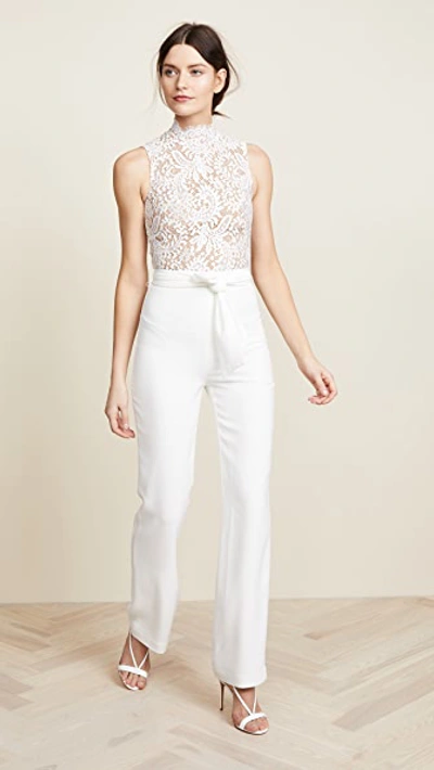 Misha Collection Josie Pantsuit In Ivory