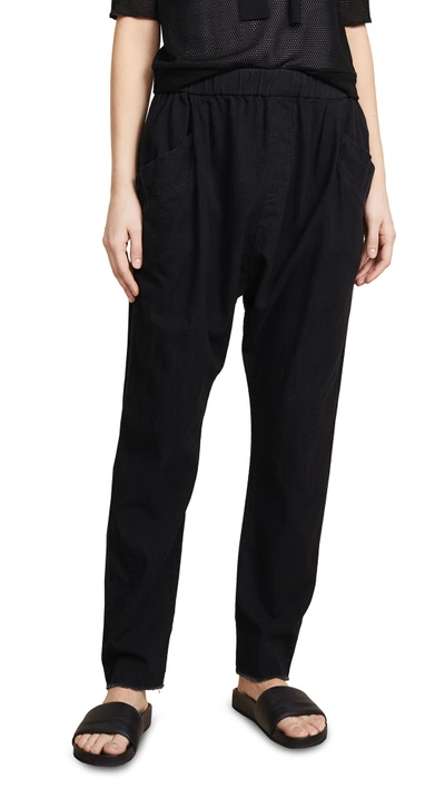 Hudson X Baja East Harem Pants In Baja East Black Chambray