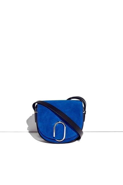 3.1 Phillip Lim / フィリップ リム Mini Alix Suede Saddle Bag In Electric Blue