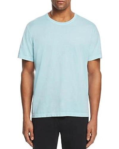 Daniel Buchler Peruvian Pima Cotton Crewneck T-shirt In Bright Blue