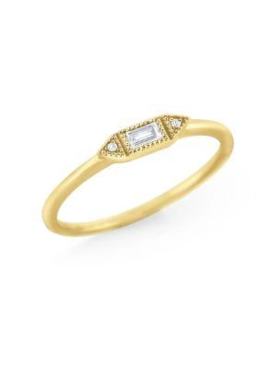 Kc Designs 14k Yellow Gold Diamond Stackable Ring