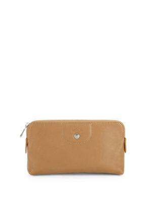 le pliage cuir pouch