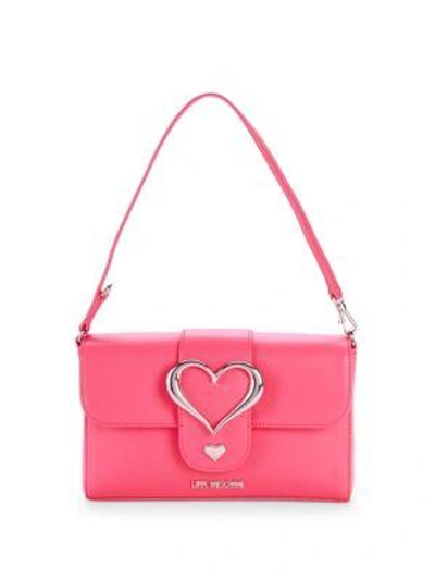 Love Moschino Heart Shoulder Bag In Pink