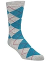 Cole Haan Men's Classic Argyle Crew Socks In Oxford Heather