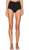 Marysia Palm Springs High Waist Bikini Bottoms In Black