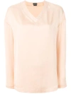 Tom Ford Satin-crepe Pullover - Neutrals
