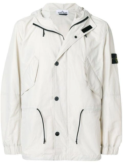 Stone Island Micro Reps Hooded Jacket - Neutrals