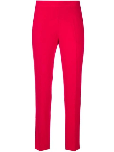 Alberto Biani Cropped Trousers In 42 Coral