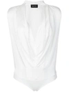 Andrea Ya'aqov Cowl Neck Body - White