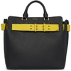 Burberry Medium Belt Bag Leather Tote - Black