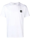 Stone Island Cotton-jersey T-shirt - Sky Blue In White