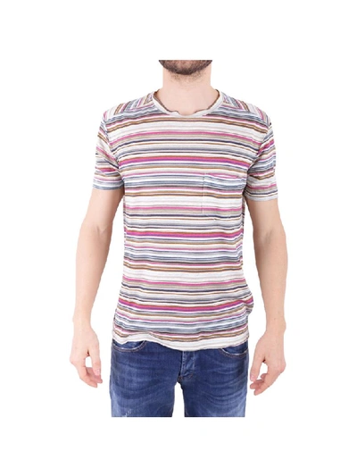 Daniele Fiesoli Linen T-shirt In Multicolor