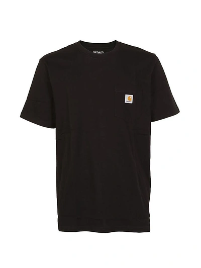 Carhartt Chest Pocket T-shirt In Nera