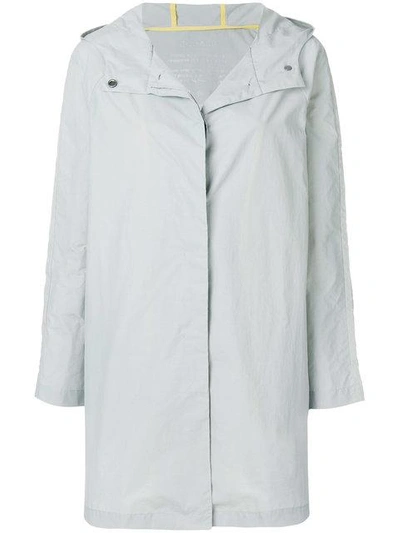 Ecoalf A-line Hooded Coat - Grey