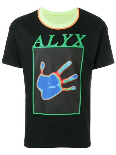 Alyx Printed T-shirt In Black