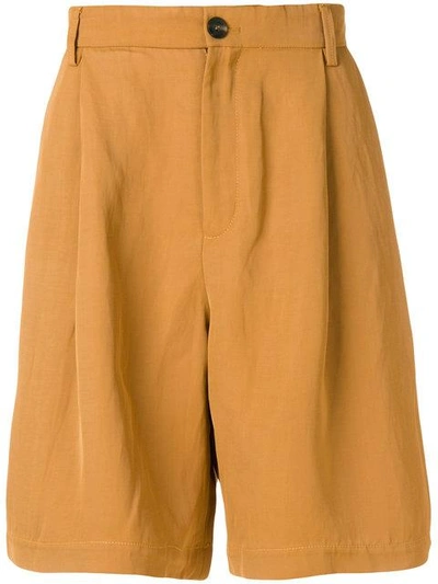 Qasimi Knee Length Shorts In Brown