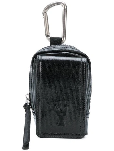Rick Owens Drkshdw Embossed Logo Clutch Bag